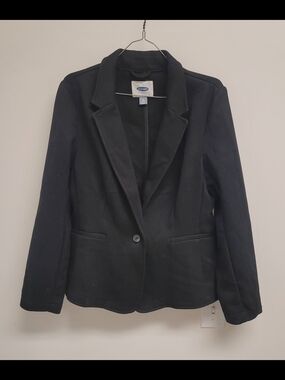 Old Navy Black Petite Blazer Jacket